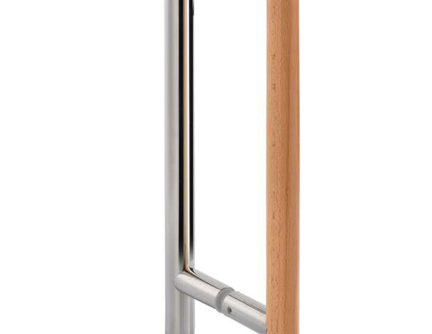 Mini Premium puu-metall kroom käepide